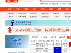 易展儀表展覽網 上海企業網站的專業性與用戶體驗深度點評